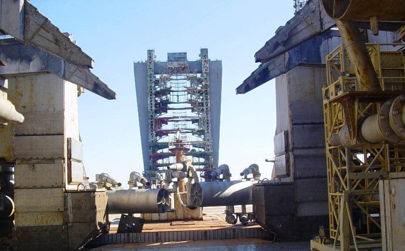 Energy complex at the Baikonur cosmodrome.