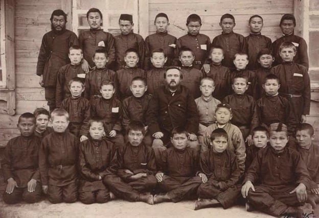 Students of Karkaraly Agricultural School.