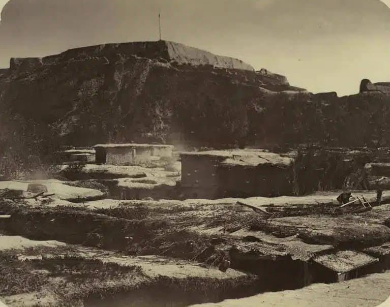"Citadel of the City of Chimkent." 1871-1872. “Turkestan Album” (historical section), created by order of the first Governor-General of Turkestan, K. P. von Kaufman.