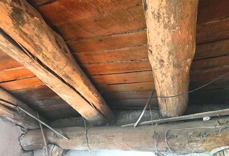 Мавзолей Мамед Халфе. Потолочные перекрытия. 2024 г.