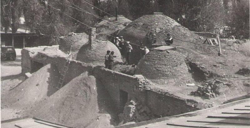 Bath of Kali-Yunus. 60s, XX century.