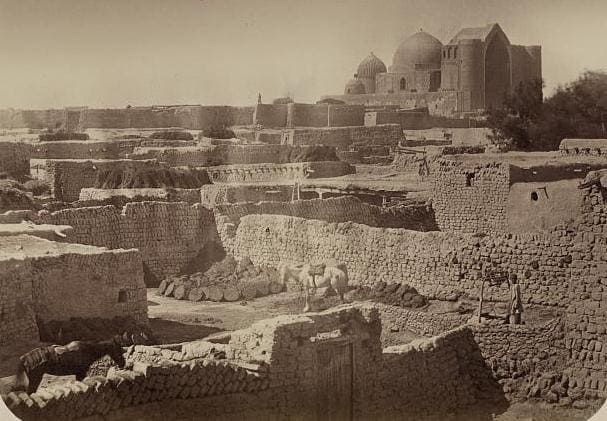 Turkestan. Part of city of Baky-Maschit. 1871 - 1872.