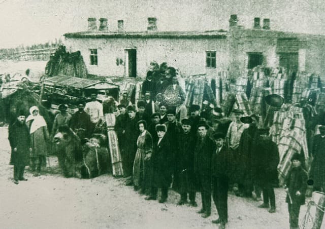 Arrival of new construction workers in Karsakpai.