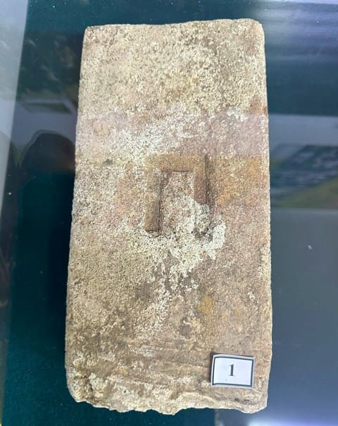 Surviving bricks from Nikita Pugasov's factory.
