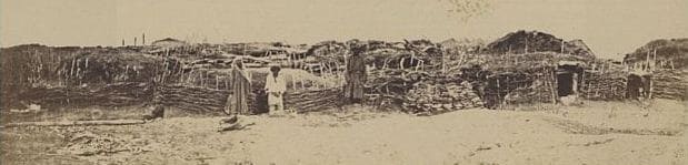 Зимовка бедного киргиза. 1870-ые годы. Фотография Л. К. Полторацкой. 1870-е годы.