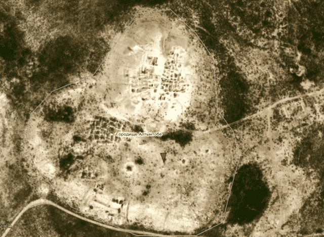 Ancient settlement Altyn-tobe.