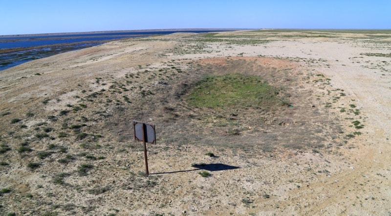 Remains of the ruins of the Raim fortification. May, 2018.