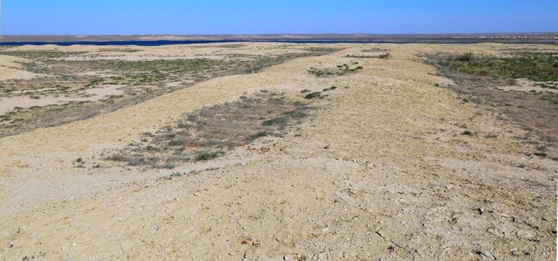 Remains of the ruins of the Raim fortification. May, 2018.