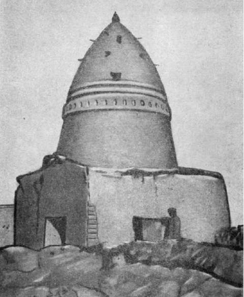 Kulak Ata mausoleum. Photo by G.G. Gerasimov. 50s of the XX century.