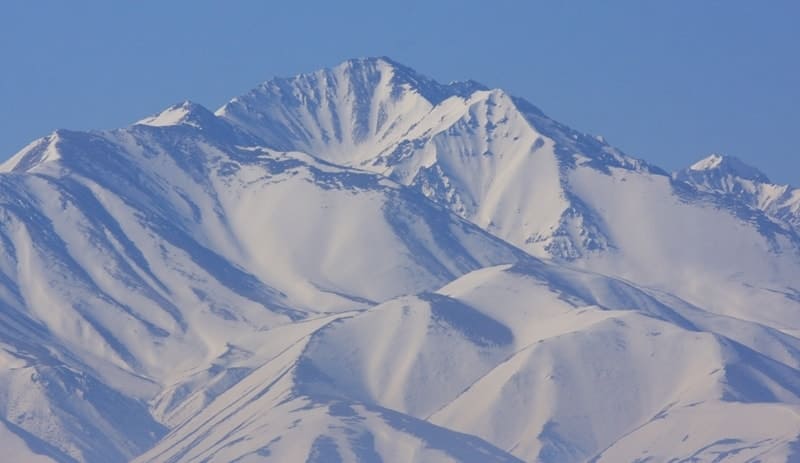 High mountains in Talas Alatau Range.
