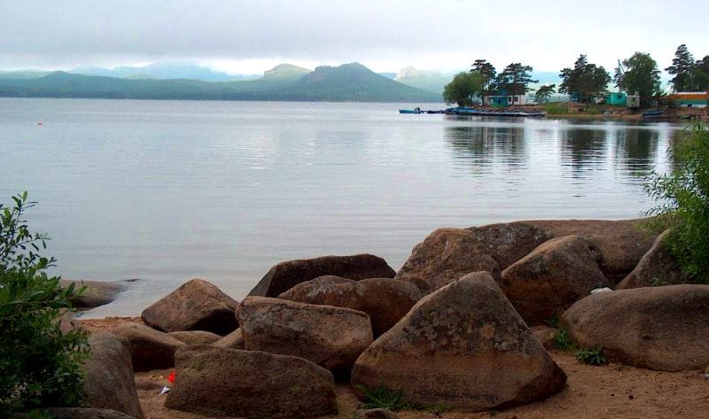 Lake Burabay, a famous resort in Akmola Region.