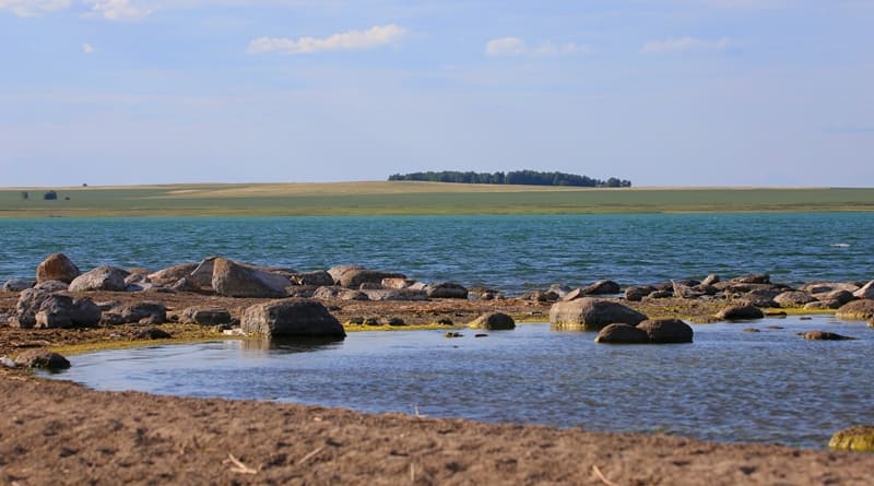 Lake Shalkar in Kokshetau National Park: Located within the national park, it is a popular destination.