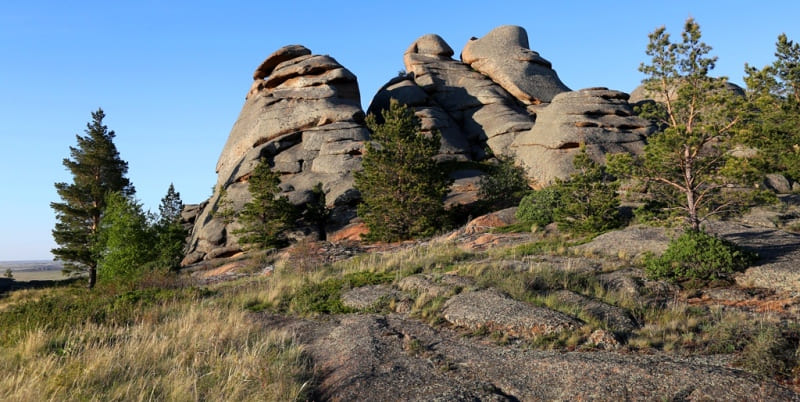 Bayanaul mountains.