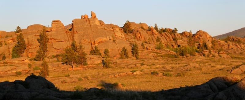 Bayanaul mountains.