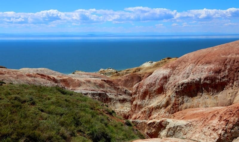 The Shekelmes tract on the northern shore of Lake Zaysan.