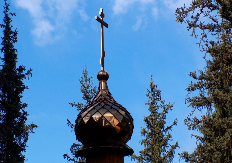 Dome of the Aksai Church.