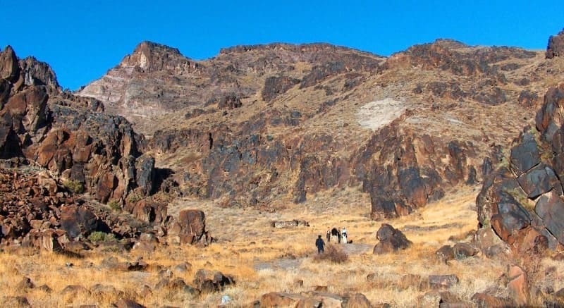  Ущелье Теректи сай в южной части гор Шолак.