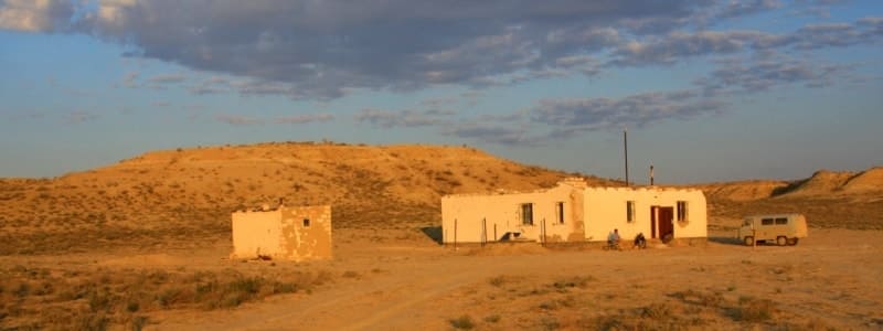 Outskirts of Onere valley, southernmost ranger cordon of Ustyrt reserve.