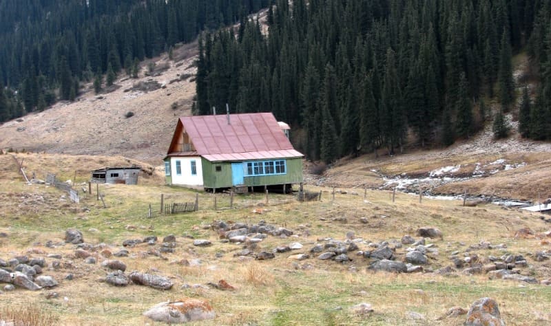 House in Altyn-Arashan resort.