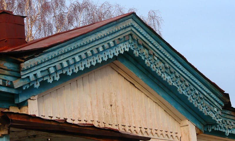 Details of the architecture of the church before restoration. 2005. Photograph by Alexander Petrov.