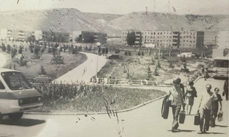 1979. The first vacationers of the health resort.