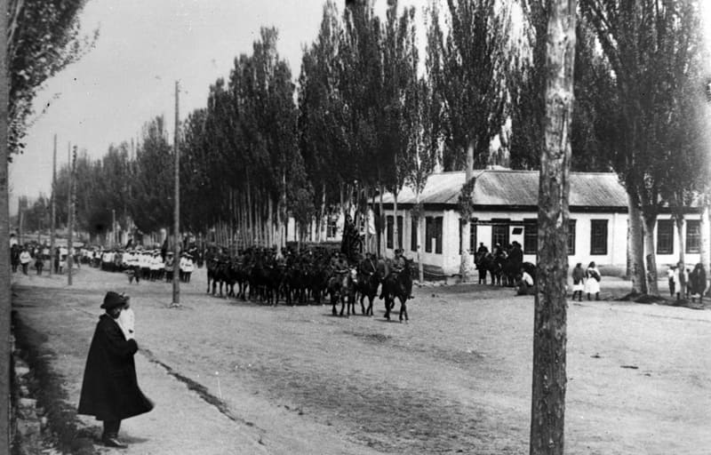 Street in Przhevalsk. Around 1930. Unknown photographer.
