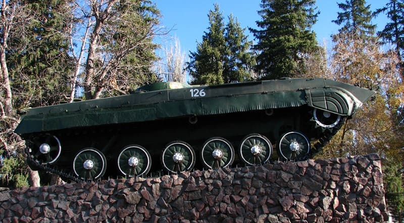 Monument to Afghan internationalist soldiers.