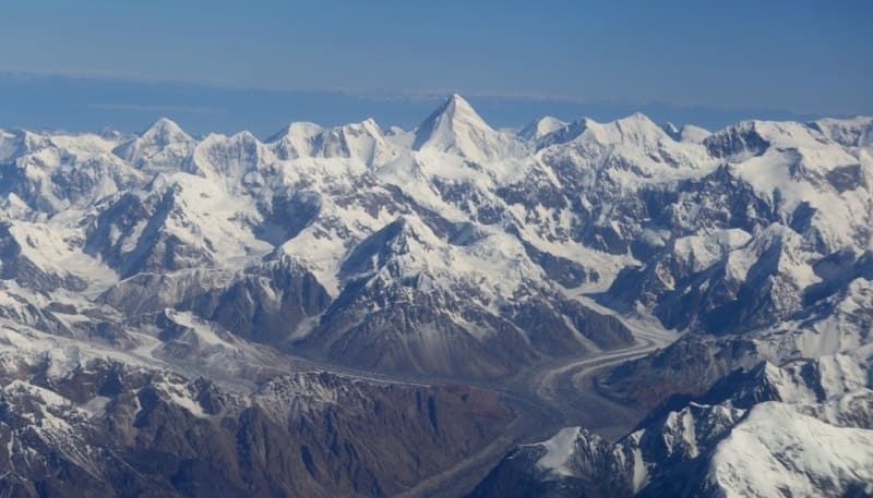 Khan-Tengri Peak. View from the south.