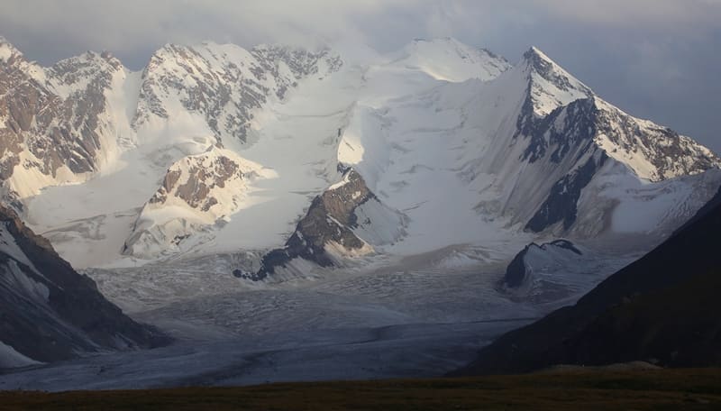 Kyzyl-Asker West Valley Glacier No. 80 is located in upper reaches of Kyzyl-Asker West River.