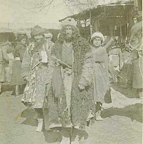 Dervish-kalandar. Samarkand. Photo from the late XIXth - early XXth centuries. Photographer unknown.