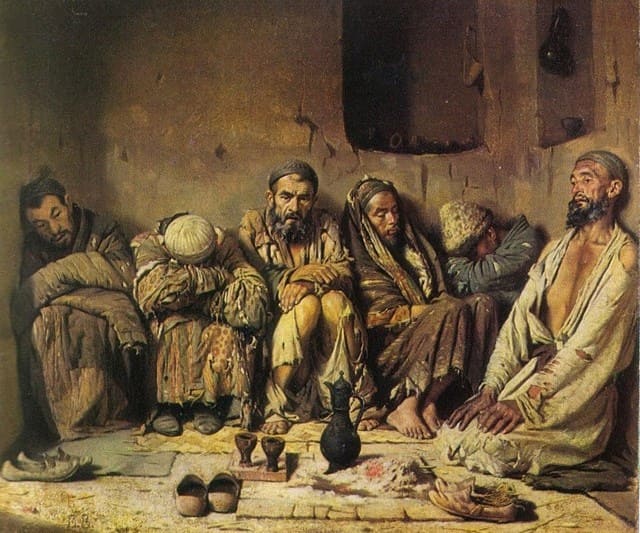 V. V. Vereshchagin. "Opium Eaters." 1868