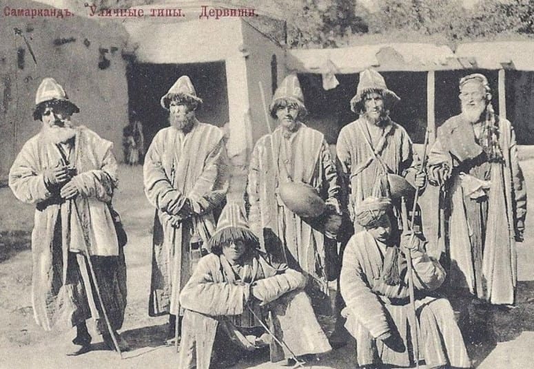 "Wandering Dervishes-Qalandars. Kokand." 1890