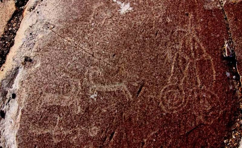 Памятники, в которых количество рисунков более 1000 или несколько тысяч (Выбистдара – 1200, Лянгар - 6000 петроглифов).