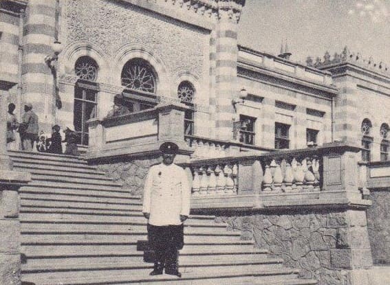 Krasnovodsk. Railway station. Karasnovodsk. La gare. No. 99.