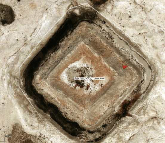 Ancient settlement Rustem kala.