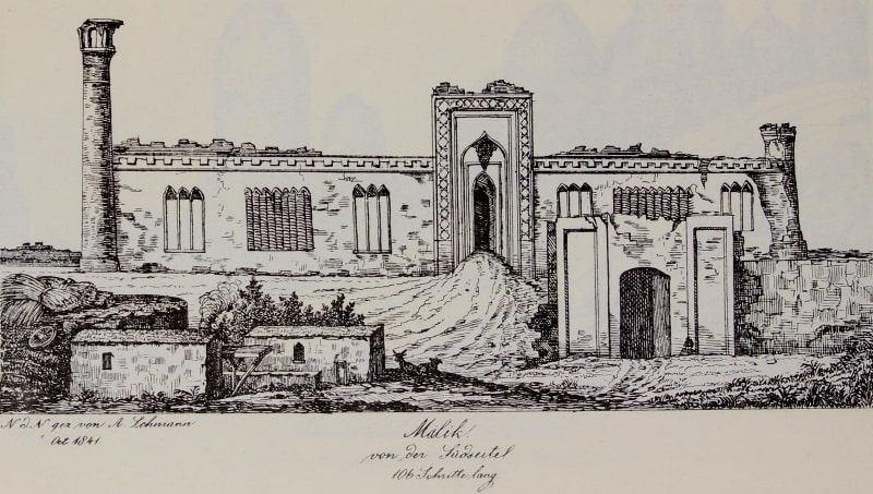 Rabad-i Malik. Drawing by A. Lehmann.