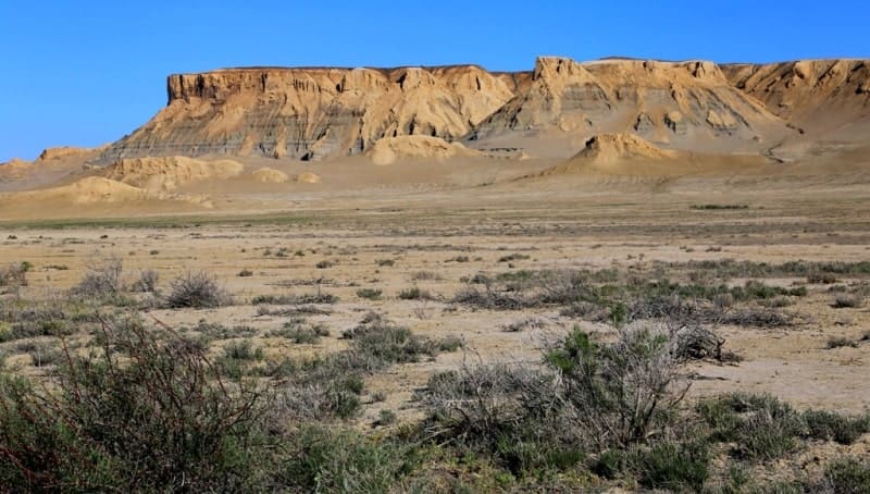 Восточный чинк плато Устюрт.