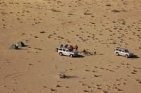 In desert Kara Kum.
