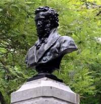 Monument for Pushkin.