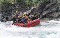 Rafting on the Chilik river.