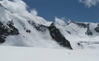 Berg glacier. Dzungarsky Ala Tau.