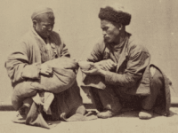 Sellers of Ayran, Aulie-Ata.