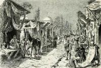 На базаре в Верном. Художник неизвестен.