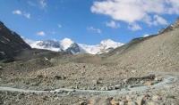 Glacier Jambyl. Dzungarskiy Ala-Tau.