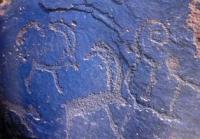 Kaskabulak petroglyphs in Aksu-Zhabaglu natural nationla reserve.