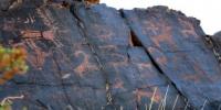 Saks petroglyphs Dardamty.