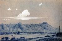 Форт Верный. 1857 год. Рисунок Павла Михайловича Кошарова.
