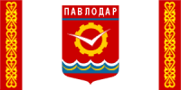 Флаг города Павлодар.