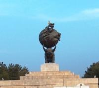 Monument Ashgabat earthquake.