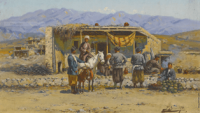 Sommer Richard-Karl Karlovich. (1866 - 1939). "Caravanserai".